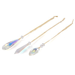 Mixed Shapes 3шт. 3 виды стеклянных подвесных светильников для сада и улицы, разнообразные, 224~247 мм, 1 шт / стиль