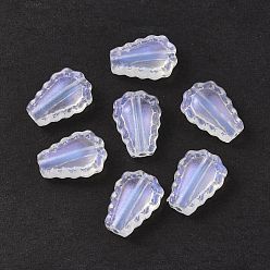 Clear Transparent Acrylic Beads, Glitter Powder, Teardrop, Clear, 17x12x6mm, Hole: 1.8mm, about 755pcs/500g