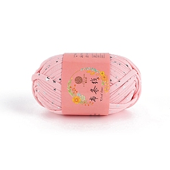 Pink Пряжа из полиэфирной ткани, для ручного вязания толстой нити, пряжа для вязания крючком, розовые, 23 мм