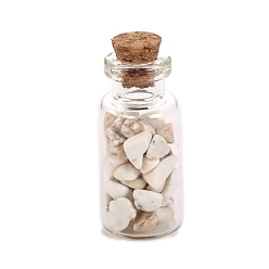 Говлит Декоративные украшения из голлива, со стеклянной бутылкой, украшение дома, 16x38 мм