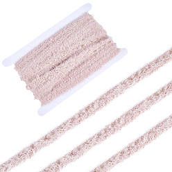 Розовый 9ярдов полиэстеровой изнаночной ленты, вышитая аппликация, для пошива костюмов своими руками, туманная роза, 5/8 дюйм (15 мм)