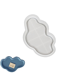 Белый Силиконовые формы для тарелок для ювелирных изделий своими руками, формы для литья смолы, белые, 275x175x20 мм