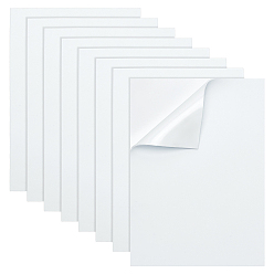 Белый Самоклеящиеся листы из вспененного eva, прямоугольные, белые, 300x210x2 мм