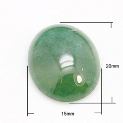 (RRHB277) Кристалл на подкладке из медово-бежевого цвета Природных драгоценных камней кабошон, овальные, Индийский агат, 20x15x5 мм