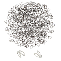 Нержавеющая Сталь Цвет 304 из нержавеющей стали кулон поручительств, слеза, цвет нержавеющей стали, 5.5x4x3 мм, отверстие : 2.5 мм, 300 шт / коробка