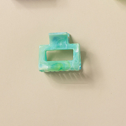 Аквамарин Заколки для волос с когтями из смолы, аксессуары для волос для женщин и девочек, аквамарин, 40 мм