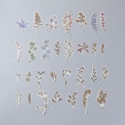 Other Plants Уплотнительные наклейки, этикетки наклейки наклейки, для скрапбукинга, детские поделки художественных промыслов, альбом, Растение, 5.6x5.3 см, 60 шт / комплект