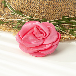 Светло-Вишневый 3d цветок полиэфирное волокно черный бархат шнур чокер ожерелья, золотые, светло-вишневый, 12.99 дюйм (33 см)