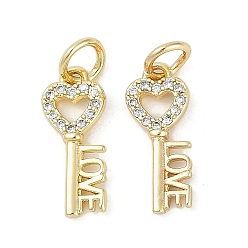 Настоящее золото 18K Стойка металлическая латунная микропрофилированная кубическая циркония подвески, без свинца и без кадмия, долговечный, Брелоки для ключей, с целью перехода в кольце, реальный 18 k позолоченный, 15x6.5x1.5 мм