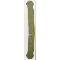 Olive Korean Faux Suede Cord, Faux Suede Lace, with PU Leather, Olive, 3x1.5mm, about 100yards/roll(300 feet/roll)