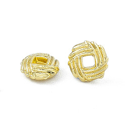 Light Gold Рейки из литого сплава, диск, золотой свет, 6x2.5 мм, отверстие : 1.4 мм