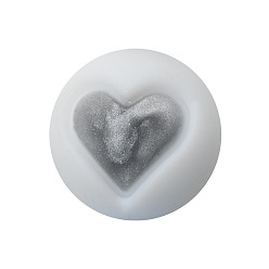 Сердце Круглые пищевые экологически чистые силиконовые бусины, сердце, 15 мм