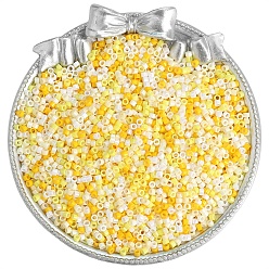 Золотистый Стеклянный бисер непрозрачных цветов, плоско-круглые, золотые, 2 мм, о 1100 шт / комплект