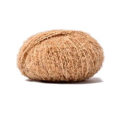 Цвет Древесины Полиэфирная пряжа, для ткачества, вязание крючком, деревесиные, 1~2 мм, около 218.72 ярдов (200 м) / моток