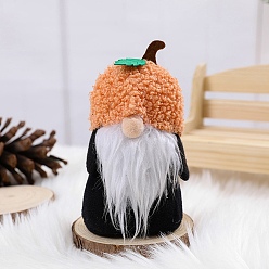 Тыква Хэллоуин гном украшения из ткани, для домашнего офисного стола, тыква, 90x120 мм