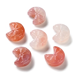 Red Agate Природных бисера агат, ломтик лимона, 13.5~14x11~13x6~7.5 мм, отверстие : 1.2 мм