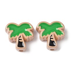 Верблюжий 10шт акриловые эмалевые бусины, пальма, верблюжие, 23.5x23.5x9 мм, отверстие : 3.5 мм