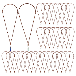 Коричневый 9изготовление ожерелий из вощеного полиэфирного шнура, кофе, 14.96~28.35 дюйм (36~72 см)