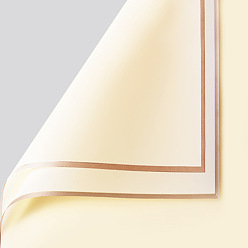 Светлый Золото-желтый Пномпень желейная пленка матовая пластиковая бумага оберточная бумага для цветов, полупрозрачная водостойкая бумага для цветочных букетов, diy crafts, светлый золотарник желтый, 580x580 мм