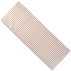 BurlyWood 1Pc Stripe Polyester Chair Replacement Fabric, Rectangle, BurlyWood, 1180~1200x435x2mm
