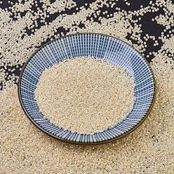 (DB1560) Непрозрачный Кремовый Блеск Бусины miyuki delica, цилиндр, японский бисер, 11/0, (дб 1560) непрозрачный кремовый глянец, 1.3x1.6 мм, отверстия: 0.8 мм, около 10000 шт / мешок, 50 г / мешок