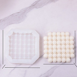 Квадрат Силиконовые формы, формы для украшения, формы для литья гипсовой смолы, белые, квадратный, 140x140x30 мм