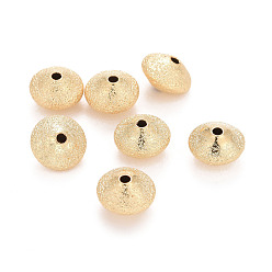 Echt 24 k vergoldet Umweltfreundliche Messingperlen, langlebig überzogen, Bleifrei und cadmium frei, Doppelkegel, echt 24 k vergoldet, 10x6 mm, Bohrung: 1.5 mm