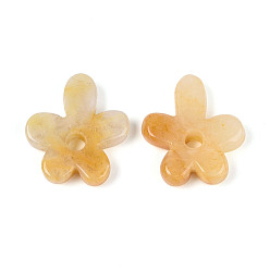 Топаз Нефрит Натуральный топаз нефрита подвески, , 34~35x29.5~31x6~7 мм, отверстие : 5 мм