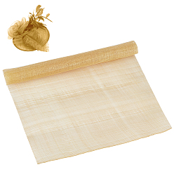 пшеница Ткань синамей для шляп, изготовление шляп и вуалеток, цвет пшеницы, 500x910x0.5 мм