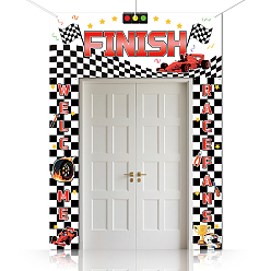 Vehicle Полиэстеровые комплекты для фотографии, косметика или ювелирные изделия фотосъемка или фон для удостоверения личности, автомобиль, 1800x300 мм, 2 шт