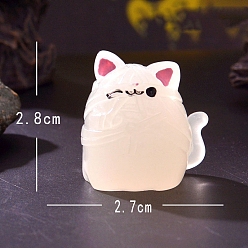 Ghost Хэллоуин скульптура из смолы украшения дисплея, светящееся свечение в темноте, для домашнего офисного стола, призрак, 28x27 мм