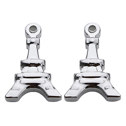 Эйфелева Башня Подвески из нержавеющей стали, не тускнеющие, цвет нержавеющей стали, Эйфелева башня, 17x11 мм, 10 шт / комплект