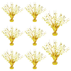 Золотистый 8шт. PE звезда центральное украшение стола, для украшения вечеринки, золотые, 63x315 мм