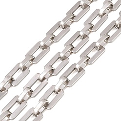 Нержавеющая Сталь Цвет 201 цепи прямоугольные звенья нержавеющие, несварные, с катушкой, цвет нержавеющей стали, ссылка: 12x8x1.5мм и 10x6.5x2.5мм