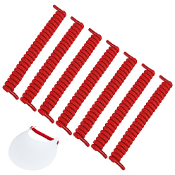 Красный Полиэстер с латексным шелком, сменный шнур для забрала, красные, 150x14.5 мм