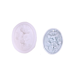 Белый Силиконовые формы для мыла, для инструментов для выпечки, diy формы для выпечки, форма для кекса бисквитные шоколадные формы, цветок, белые, 79x62x20 мм