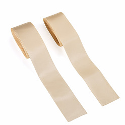 Bisque 2Rolls Polyester Ribbon, for Gift Wrapping Ribbon, Bisque, 1-1/2 inch(39mm), about 3.28 Yards(3m)/Roll