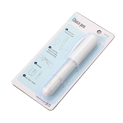 Белый Профессиональная портная меловая ручка, портновский маркер для ткани, мел, швейный инструмент, белые, 105x20 мм