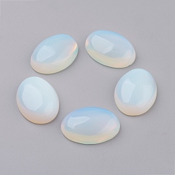 Opalite Opalite Flat Back Cabochons, Oval, 30x22x7~8mm