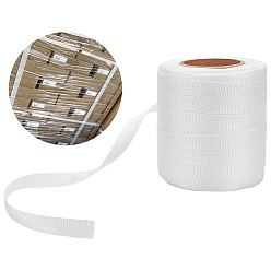 Белый Полиэстеровые упаковочные ремни, белые, 19x0.6 мм, 100 м / рулон