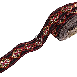 Черный Полиэфирная лента, орнамент одежды, чёрные, 3/4 дюйм (20 мм), около 7.66 ярдов (7 м) / шт