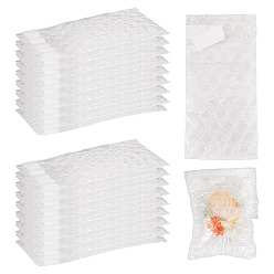 Белый Пакеты из пузырчатой полиэтиленовой пленки, самоклеящиеся пузырчатые конверты, прямоугольные, белые, 11.5x6x0.2 см