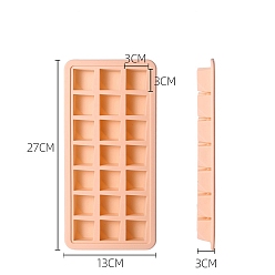 Sandy Brown DIY Silicone Molds, Resin Casting Molds, For UV Resin, Epoxy Resin Jewelry Making, Sandy Brown, 270x130x30mm