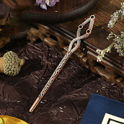 Красная Медь Сплав нитевдеватели для швейных машин, инструмент для быстрого шитья нитевдевателя иглы, Красная медь, 92x12.2 мм