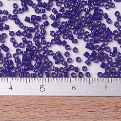 (DB0726) Opaque Cobalt MIYUKI Delica Beads, Cylinder, Japanese Seed Beads, 11/0, (DB0726) Opaque Cobalt, 1.3x1.6mm, Hole: 0.8mm, about 10000pcs/bag, 50g/bag