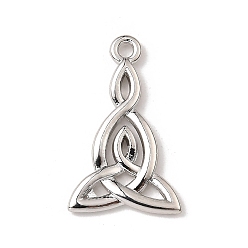 Платина Подвески из сплава , узел, платина, 25x15.5x2 мм, отверстие : 1.6 мм