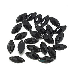 Реактивный Самолет Шить на горный хрусталь, k 9 стеклянный страз, два отверстия, аксессуары для одежды, граненые, лошадиный глаз , струя, 15x7x4 мм, отверстие : 1 мм