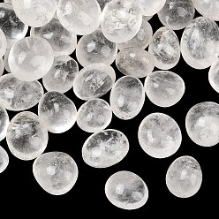 Quartz Crystal Natural Quartz Crystal Rock Crystal Beads, Grade AB+, Tumbled Stone, Nuggets, No Hole/Undrilled, Vase Filler Gems, 15~23x18~28x6~21mm