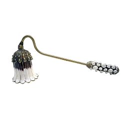 Античная Бронза Металлический фитиль для тушения пламени свечи, автоматический огнетушитель, для безопасного тушения пламени свечи, античная бронза, 160x60x40 мм