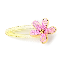 Шампанско-Желтый Цветочные акриловые заколки для волос из кожи аллигатора, с железной фурнитурой, аксессуары для волос для девочек женщин, шампанское желтый, 70x35.5x20 мм